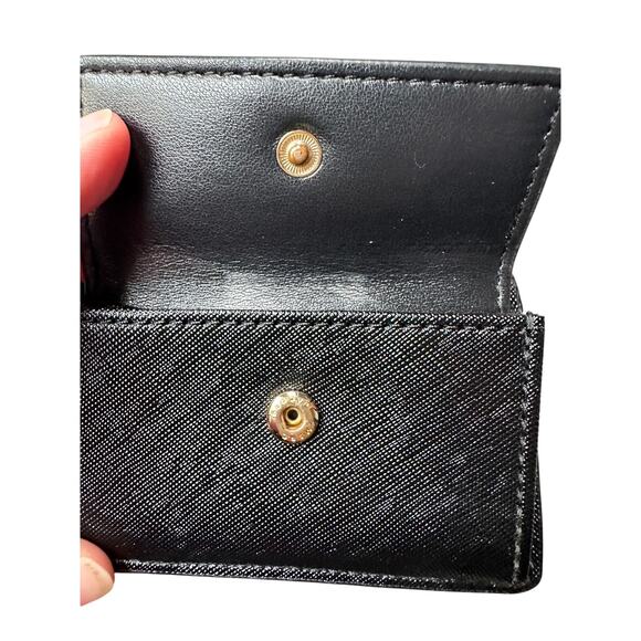 Marc Jacobs Black Mini Trifold Compact Wallet - Picture 9 of 11